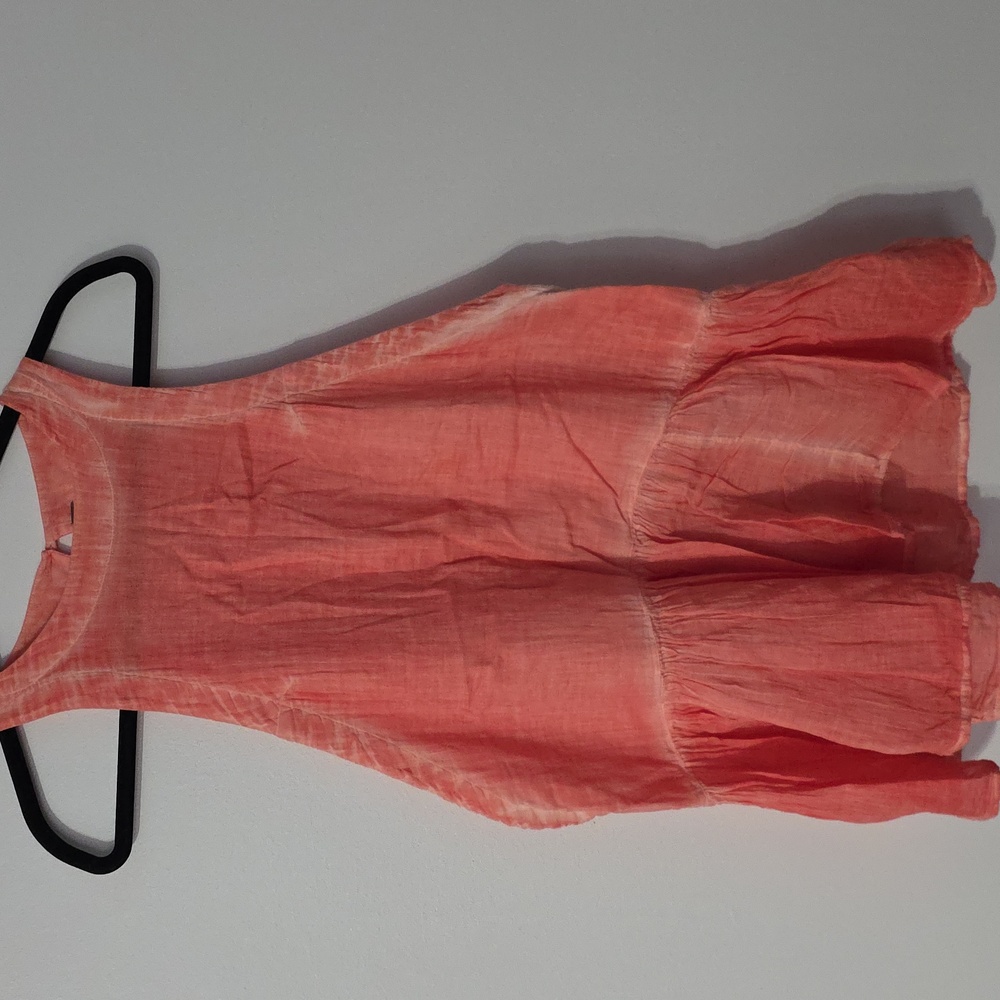 Free People Coral Sleeveless Peplum Top - Size XS